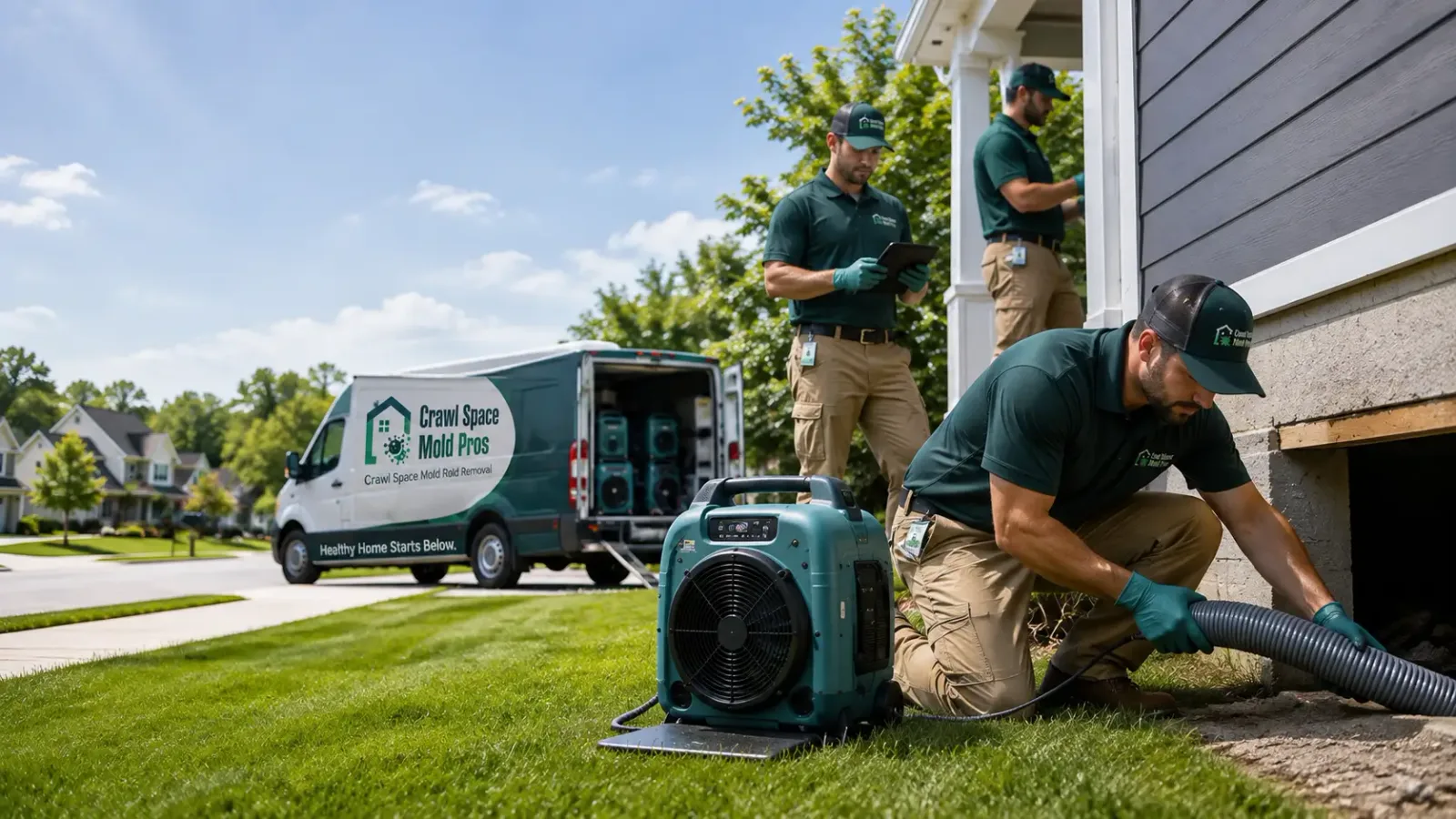 Crawl Space Mold Removal in Southport, ME
